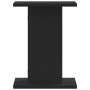 Soportes de plantas 2 uds madera ingeniería negro 30x30x40 cm by , Pot stands - Ref: Foro24-3307847, Price: 47,32 €, Discount: %
