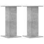 Pflanzenständer 2 Stück Holz grau Beton 30x30x60 cm von , Topfständer - Ref: Foro24-3307858, Preis: 50,15 €, Rabatt: %