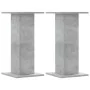 Soportes de plantas 2 uds madera gris hormigón 30x30x60 cm by , Pot stands - Ref: Foro24-3307858, Price: 53,20 €, Discount: %