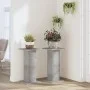 Soportes de plantas 2 uds madera gris hormigón 30x30x60 cm by , Pot stands - Ref: Foro24-3307858, Price: 53,20 €, Discount: %