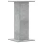 Soportes de plantas 2 uds madera gris hormigón 30x30x60 cm by , Pot stands - Ref: Foro24-3307858, Price: 53,20 €, Discount: %