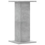 Pflanzenständer 2 Stück Holz grau Beton 30x30x60 cm von , Topfständer - Ref: Foro24-3307858, Preis: 50,15 €, Rabatt: %