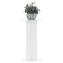 Pflanzenständer 2 Stück aus weißem Ingenieurholz 30x30x80 cm von , Topfständer - Ref: Foro24-3307864, Preis: 86,91 €, Rabatt: %