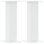 Soportes de plantas 2 uds madera ingeniería blanco 30x30x80 cm by , Pot stands - Ref: Foro24-3307864, Price: 73,42 €, Discoun...