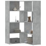 Eckregal 4 Ebenen aus grauem Holz und Beton 85x85x140 cm von , Bücherregale und Regale - Ref: Foro24-3307813, Preis: 161,04 €...