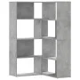 Eckregal 4 Ebenen aus grauem Holz und Beton 85x85x140 cm von , Bücherregale und Regale - Ref: Foro24-3307813, Preis: 158,44 €...