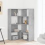 Eckregal 4 Ebenen aus grauem Holz und Beton 85x85x140 cm von , Bücherregale und Regale - Ref: Foro24-3307813, Preis: 161,04 €...