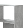 Eckregal 4 Ebenen aus grauem Holz und Beton 85x85x140 cm von , Bücherregale und Regale - Ref: Foro24-3307813, Preis: 161,04 €...