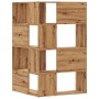 Estantería esquina 4 niveles madera roble artisan 85x85x140 cm de , Librerías y estanterías - Ref: Foro24-3307818, Precio: 22...