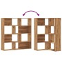 Estantería esquina 4 niveles madera roble artisan 85x85x140 cm de , Librerías y estanterías - Ref: Foro24-3307818, Precio: 22...