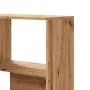 Estantería esquina 4 niveles madera roble artisan 85x85x140 cm by , Bookcases and shelves - Ref: Foro24-3307818, Price: 218,5...