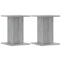 Soportes para plantas 2 uds madera gris Sonoma 30x30x40 cm by , Pot stands - Ref: Foro24-3307851, Price: 44,38 €, Discount: %