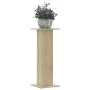 Pflanzenständer 2 Stück Eichenholz Sonoma 30x30x80 cm von , Topfständer - Ref: Foro24-3307866, Preis: 66,47 €, Rabatt: %