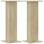 Pflanzenständer 2 Stück Eichenholz Sonoma 30x30x80 cm von , Topfständer - Ref: Foro24-3307866, Preis: 66,47 €, Rabatt: %