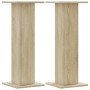 Pflanzenständer 2 Stück Eichenholz Sonoma 30x30x80 cm von , Topfständer - Ref: Foro24-3307866, Preis: 67,31 €, Rabatt: %