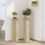 Pflanzenständer 2 Stück Eichenholz Sonoma 30x30x80 cm von , Topfständer - Ref: Foro24-3307866, Preis: 66,47 €, Rabatt: %