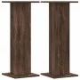 Soportes para plantas 2 uds madera marrón roble 30x30x80 cm by , Pot stands - Ref: Foro24-3307870, Price: 70,91 €, Discount: %