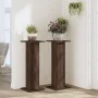 Soportes para plantas 2 uds madera marrón roble 30x30x80 cm by , Pot stands - Ref: Foro24-3307870, Price: 70,91 €, Discount: %