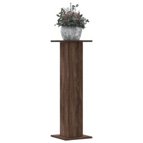 Soportes para plantas 2 uds madera marrón roble 30x30x95 cm by , Pot stands - Ref: Foro24-3307879, Price: 78,58 €, Discount: %
