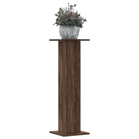 Soportes para plantas 2 uds madera marrón roble 30x30x95 cm by , Pot stands - Ref: Foro24-3307879, Price: 77,09 €, Discount: %