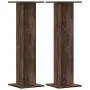 Soportes para plantas 2 uds madera marrón roble 30x30x95 cm by , Pot stands - Ref: Foro24-3307879, Price: 77,09 €, Discount: %