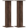 Soportes para plantas 2 uds madera marrón roble 30x30x95 cm by , Pot stands - Ref: Foro24-3307879, Price: 78,58 €, Discount: %