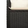 Gartentisch- und Stuhlset 9-teilig mit schwarzen PE-Rattan-Kissen. von , Gartensets - Ref: Foro24-3276994, Preis: 1,00 €, Rab...
