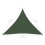 Dark green HDPE shade sail 160 g/m² 4.5x4.5x4.5 m by vidaXL, Umbrellas - Ref: Foro24-311480, Price: 24,64 €, Discount: %