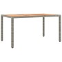Mesita y sillas jardín 5 pzas y cojines ratán sintético gris by , Garden sets - Ref: Foro24-3277022, Price: 603,40 €, Discoun...