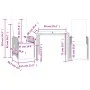 Gartentisch und Stühle 3-teilig und Kissen aus braunem Kunststoff-Rattan. von , Gartensets - Ref: Foro24-3277209, Preis: 387,...
