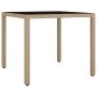 Mesita y sillas jardín 5 pzas y cojines ratán sintético beige de , Conjuntos de jardín - Ref: Foro24-3277097, Precio: 643,59 ...