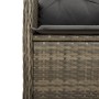 Mesita y sillas jardín 5 pzas y cojines ratán sintético gris by , Garden sets - Ref: Foro24-3277036, Price: 640,91 €, Discoun...