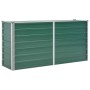 Arriate de jardín de acero galvanizado verde 160x40x77 cm de vidaXL, Maceteros y jardineras - Ref: Foro24-44849, Precio: 57,1...