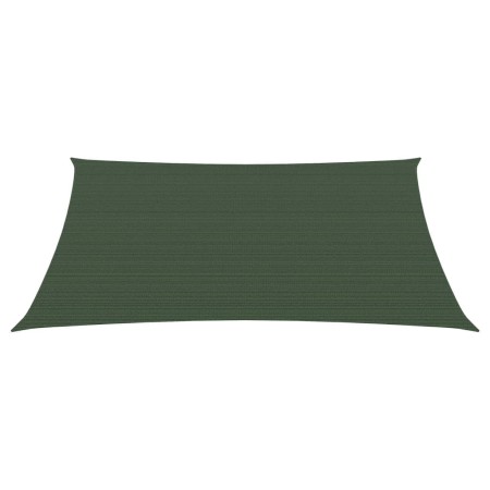 Dark green HDPE sail shade 160 g/m² 3/4x3 m by vidaXL, Umbrellas - Ref: Foro24-311489, Price: 39,40 €, Discount: %