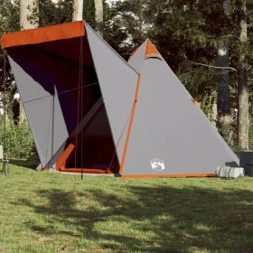 Familiengeschäft Tipi für 6 Personen, wasserdicht, grau orange. von , Zelte - Ref: Foro24-4009440, Preis: 135,88 €, Rabatt: %