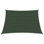 Dark green HDPE sail shade 160 g/m² 3/4x3 m by vidaXL, Umbrellas - Ref: Foro24-311489, Price: 38,61 €, Discount: %