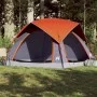 Wasserdichtes Zelt für 4 Personen in Grau und Orange. von , Zelte - Ref: Foro24-4009454, Preis: 72,54 €, Rabatt: %