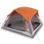 Tienda de campaña para 4 personas impermeable gris y naranja by , tents - Ref: Foro24-4009454, Price: 72,54 €, Discount: %