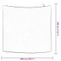 Red de remolque con cuerda elástica PP blanco 3x3 m by , Cargo nets for motor vehicles - Ref: Foro24-4012264, Price: 31,15 €,...