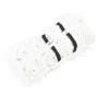 Redes para heno rectangulares 2 unidades PP blanco 75x50 cm de , Comederos y bebederos de ganado - Ref: Foro24-4012314, Preci...