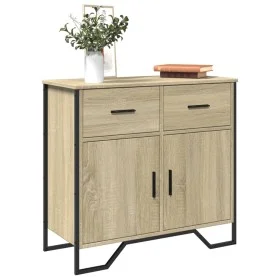Sideboard aus Sonoma-Eichenfurnier 79,5x35,5x74,5 cm. von , Sideboards - Ref: Foro24-848545, Preis: 83,47 €, Rabatt: %