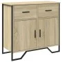 Aparador de madera de ingeniería roble Sonoma 79,5x35,5x74,5 cm by , Sideboards - Ref: Foro24-848545, Price: 83,47 €, Discoun...