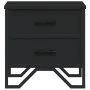 Nachttische 2 Stück aus schwarzer Ingenieurholz 40x41x40 cm von , Nachttische - Ref: Foro24-848505, Preis: 88,57 €, Rabatt: %