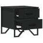 Mesitas de noche 2 uds madera de ingeniería negro 40x41x40 cm de , Mesitas de noche - Ref: Foro24-848505, Precio: 88,67 €, De...