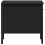 Mesitas de noche 2 uds madera de ingeniería negro 40x41x40 cm by , Nightstands - Ref: Foro24-848505, Price: 90,07 €, Discount: %