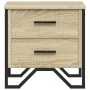 Zwei Nachttische aus Sonoma-Eichenfurnierholz, 40x41x40 cm. von , Nachttische - Ref: Foro24-848507, Preis: 86,03 €, Rabatt: %