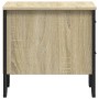 Mesitas noche 2 uds madera ingeniería roble Sonoma 40x41x40 cm by , Nightstands - Ref: Foro24-848507, Price: 87,40 €, Discoun...