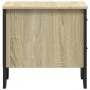 Zwei Nachttische aus Sonoma-Eichenfurnierholz, 40x41x40 cm. von , Nachttische - Ref: Foro24-848507, Preis: 86,03 €, Rabatt: %
