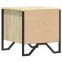 Zwei Nachttische aus Sonoma-Eichenfurnierholz, 40x41x40 cm. von , Nachttische - Ref: Foro24-848507, Preis: 86,03 €, Rabatt: %