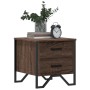 Mesitas noche 2 uds madera ingeniería marrón roble 40x41x40 cm de , Mesitas de noche - Ref: Foro24-848513, Precio: 90,67 €